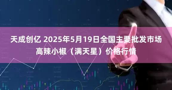 天成创亿 2025年5月19日全国主要批发市场高辣小椒（满天星）价格行情