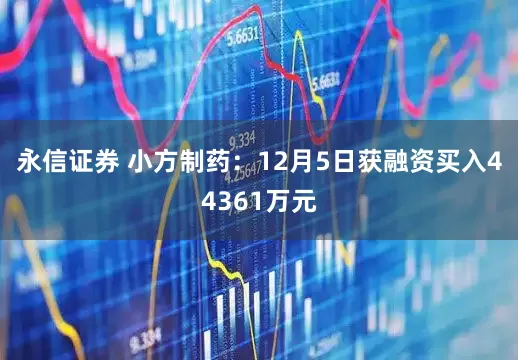 永信证券 小方制药：12月5日获融资买入44361万元
