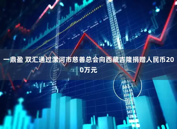 一鼎盈 双汇通过漯河市慈善总会向西藏吉隆捐赠人民币200万元